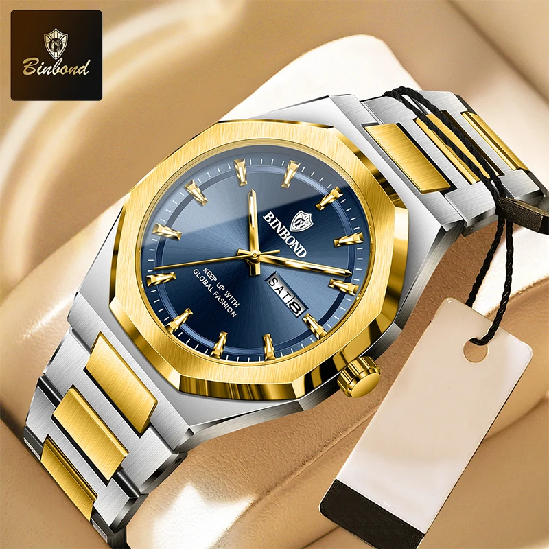 Smartwatch Trending Watches For Men - BINBOND модные трендовые мужские кварцевые часы