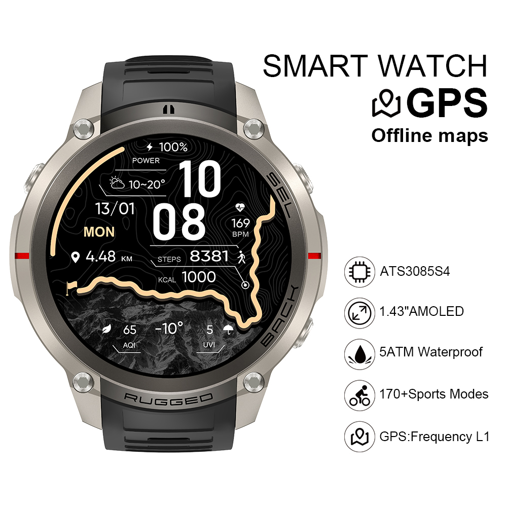 Smartwatch Watches Smart - Умные часы 2026 DM59 с офлайн-картой,