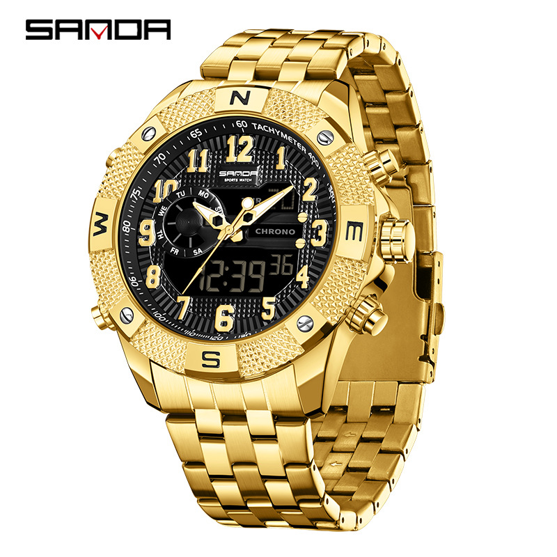 Smartwatch Trending Watches For Men - Электронные часы SANDA: молодежный тренд, креативный