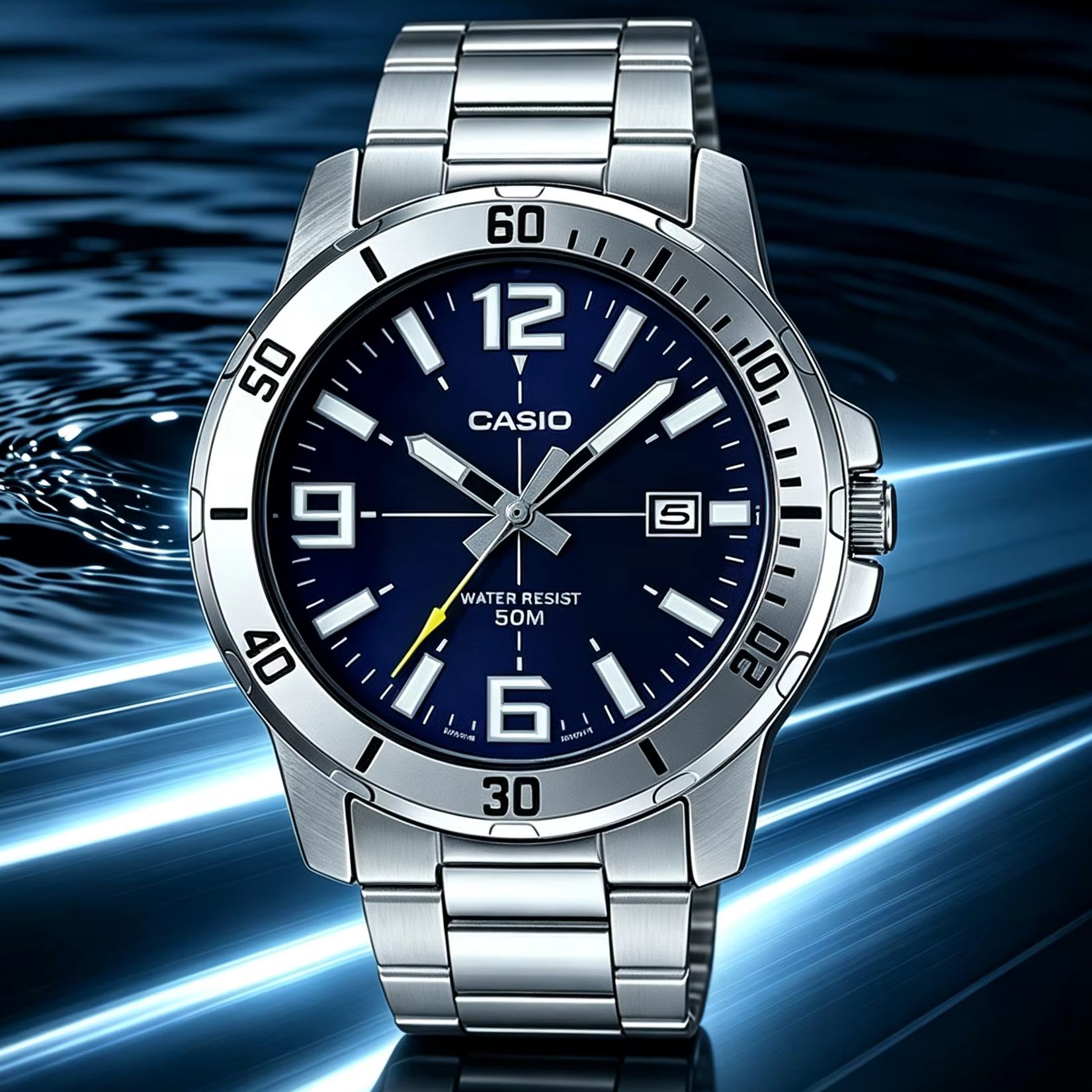 Smartwatch Casio Watches For Men - Мужские аналоговые кварцевые часы Casio MTP‑VD01D