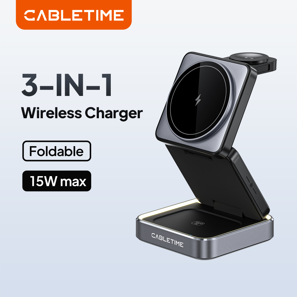 Iwatch Smartwatch - CABLETIME Складная магнитная беспроводная зарядная станция