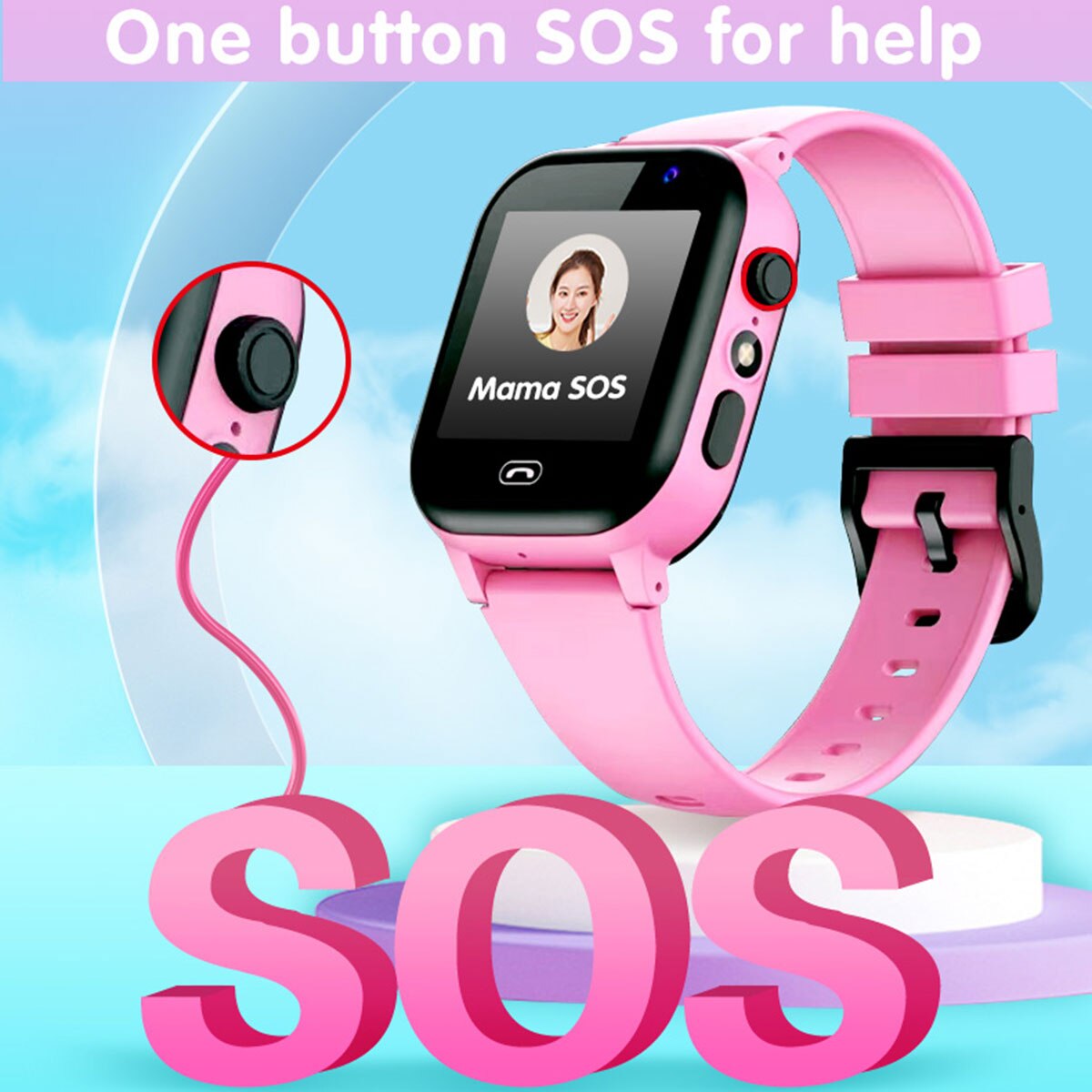 Детские Смарт-часы с функцией  – обзор и цена Smartwatch Watches For Girls Kids