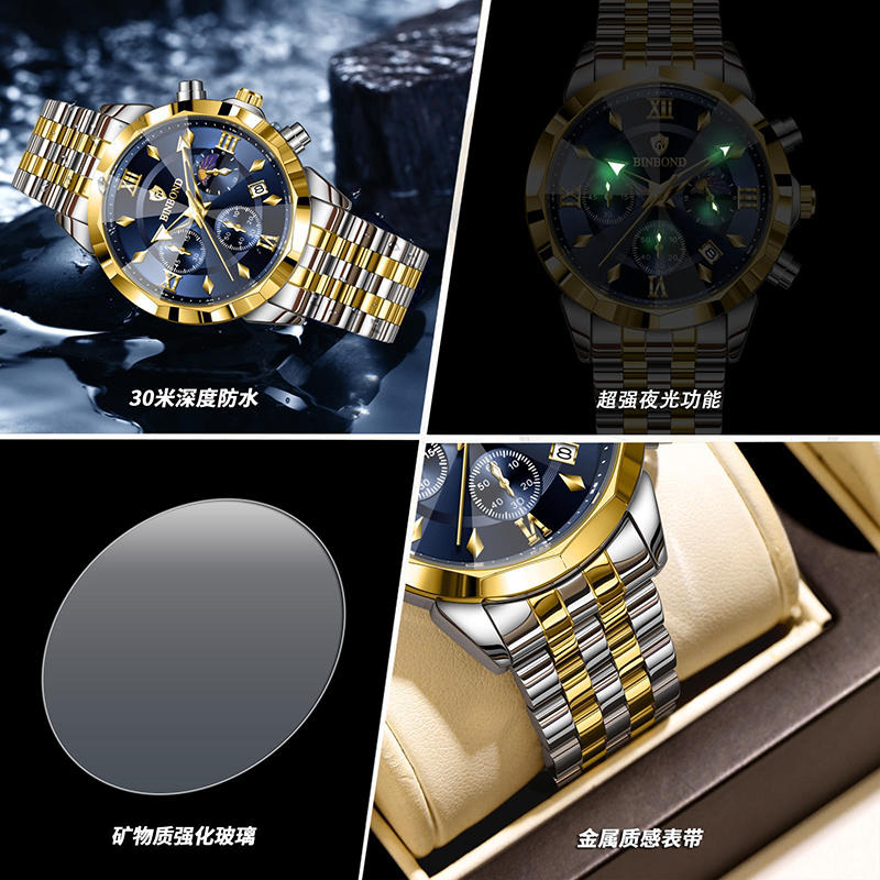 BINBOND Оригинальные мужские ч – обзор и цена Smartwatch Trending Watches For Men