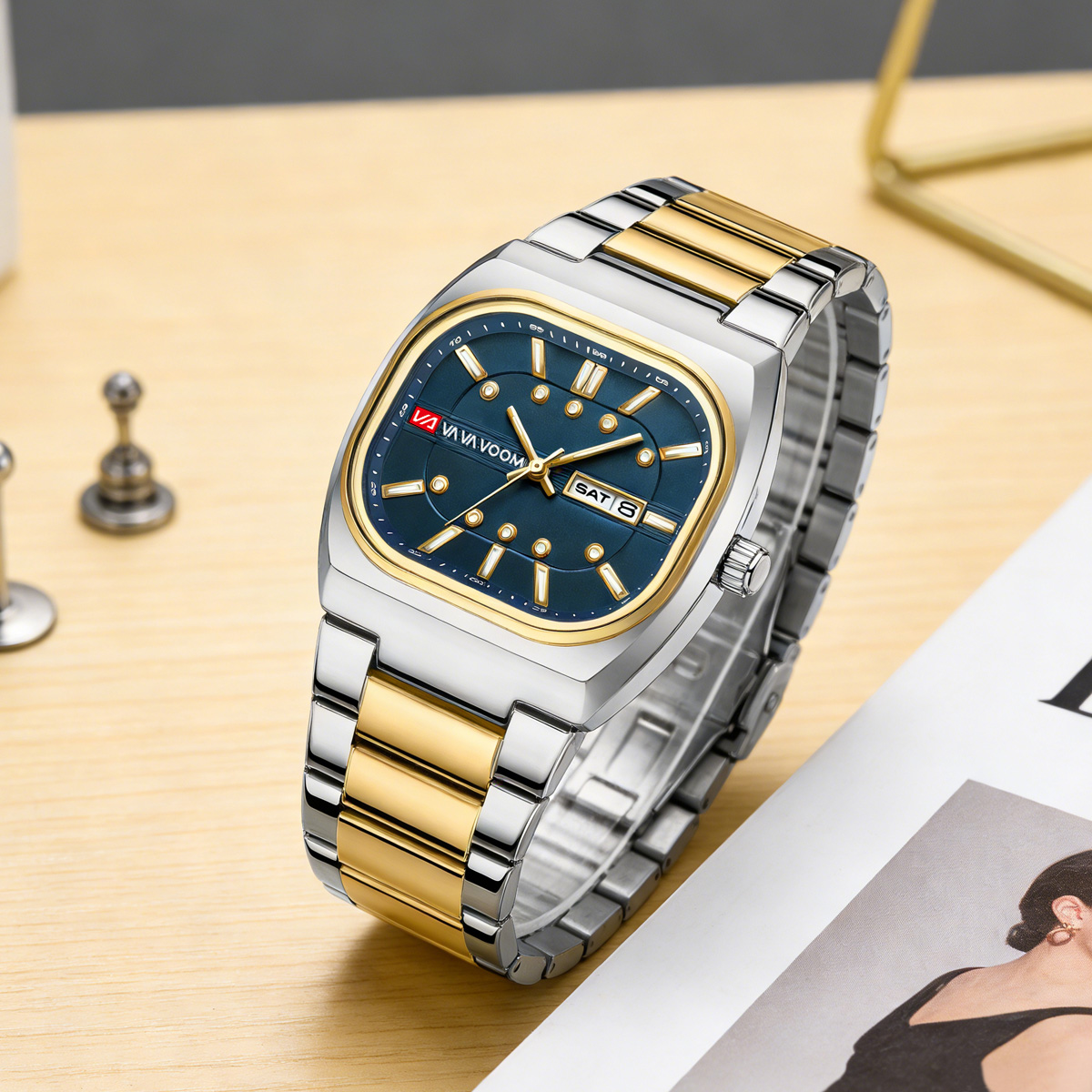 Квадратные новые уникальные ст – обзор и цена Analog Quartz Watch