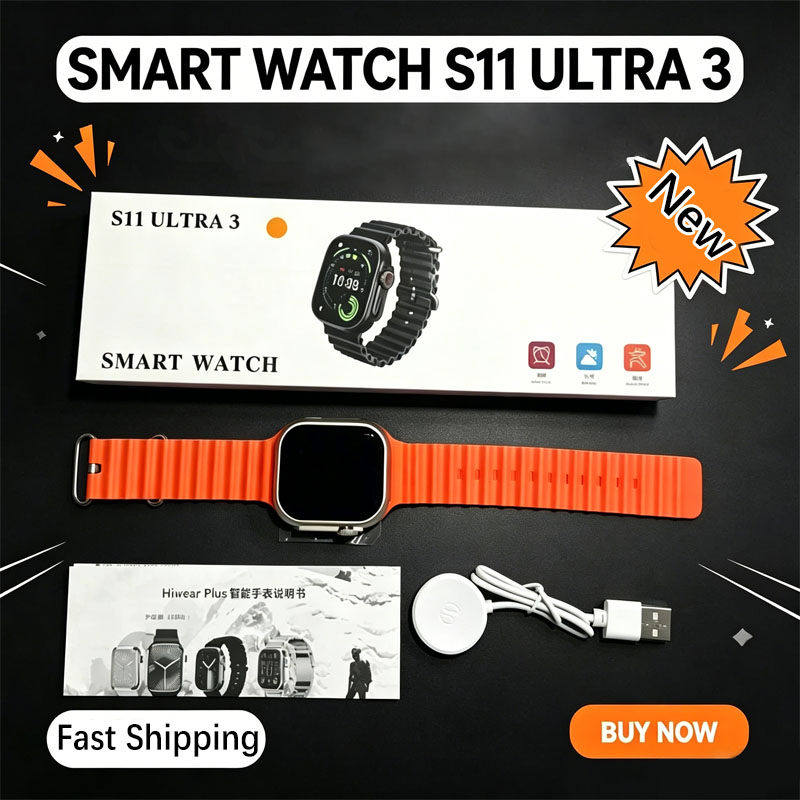 Умные часы S11 Ultra 3 для муж – обзор и цена Watch Smartwatch Android