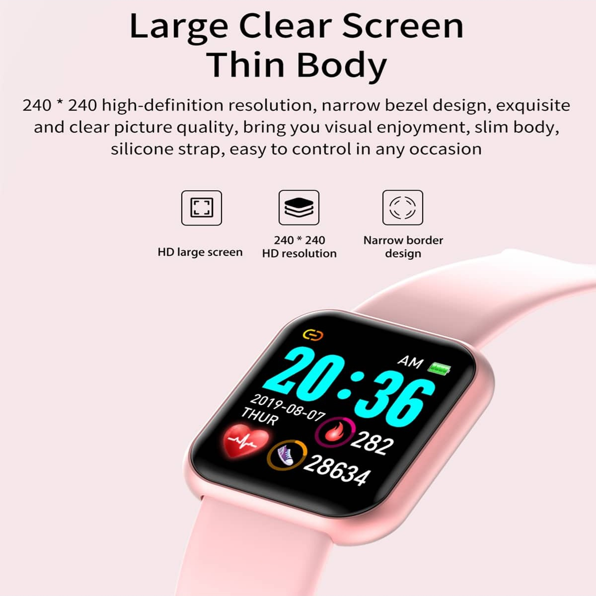 Смарт-часы Y68 D20 мужские, ум – обзор и цена Smartwatch Watches For Women