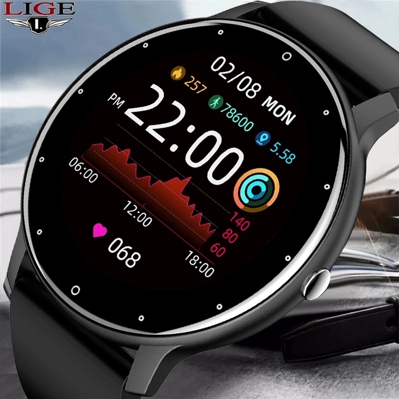 Умные часы LIGE 2026 для мужчи – обзор и цена Watch Smartwatch Android