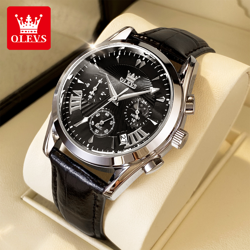 OLEVS повседневные модные мужс – обзор и цена Analog Quartz Watch