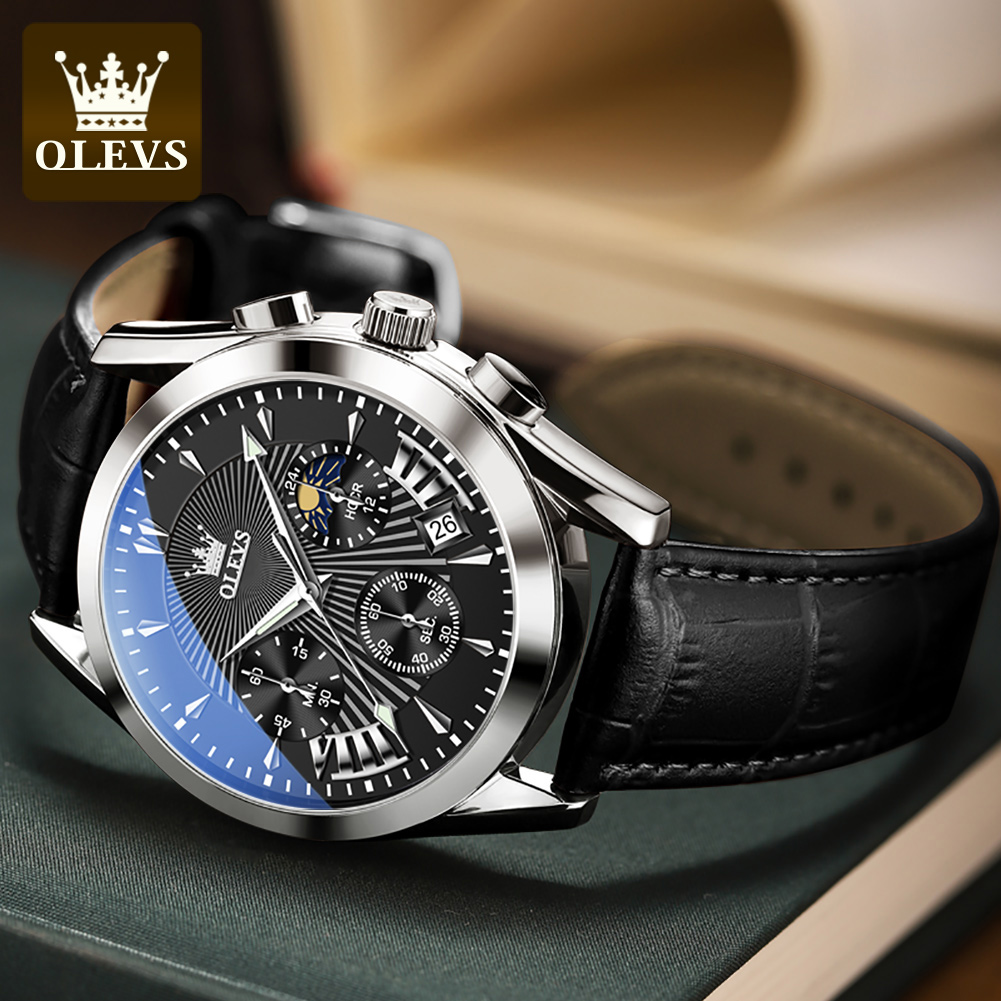 OLEVS повседневные модные мужс – обзор и цена Analog Quartz Watch