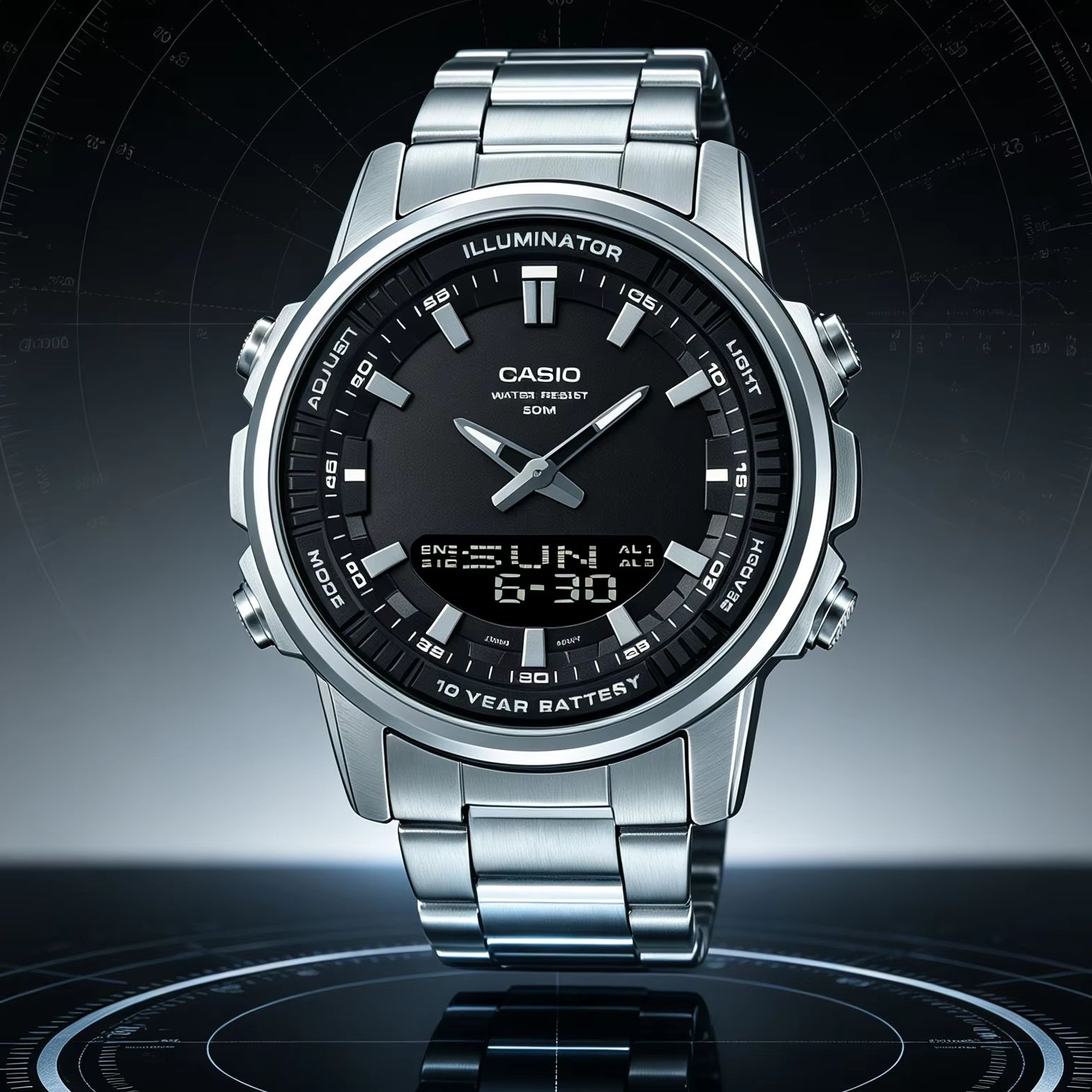 Casio AMW‑880D |   Мужские час – обзор и цена Smartwatch Casio Watches For Men