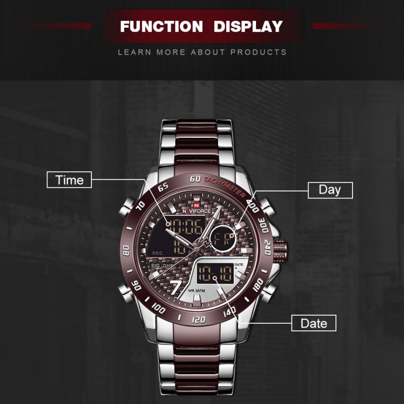 Мужские новые аналогово-цифров – обзор и цена Analog Quartz Watch