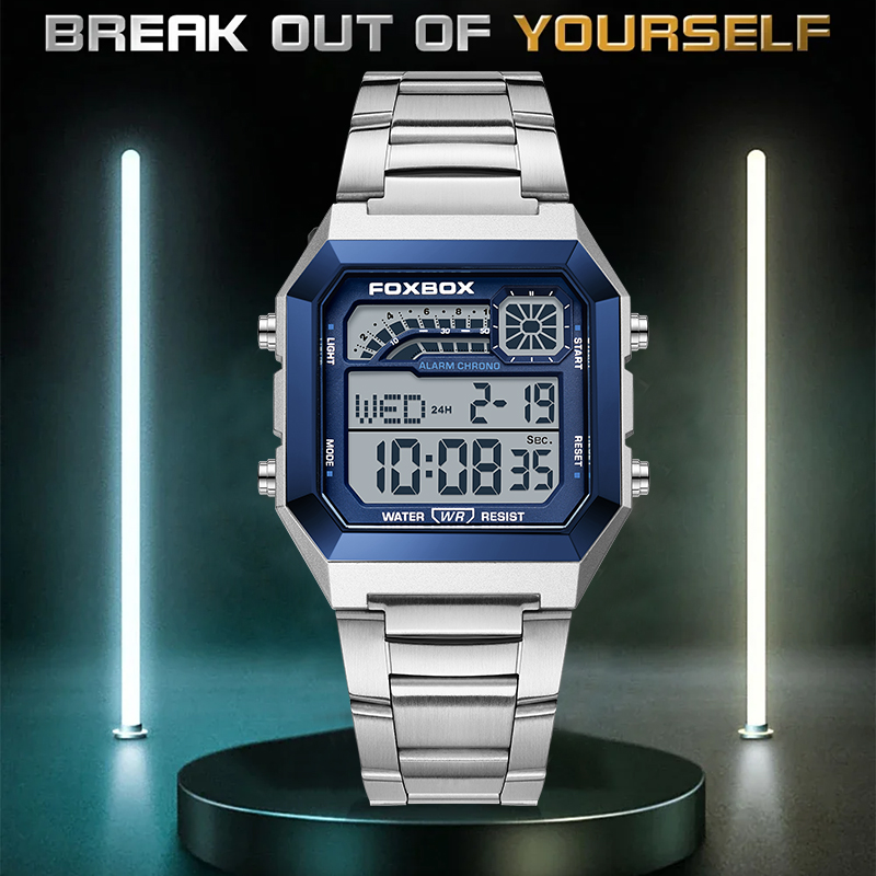 Мужские цифровые часы FOXBOX F – обзор и цена Analog Quartz Watch